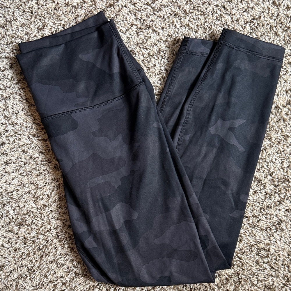 90 Degree By Reflex black Camouflage Leggings